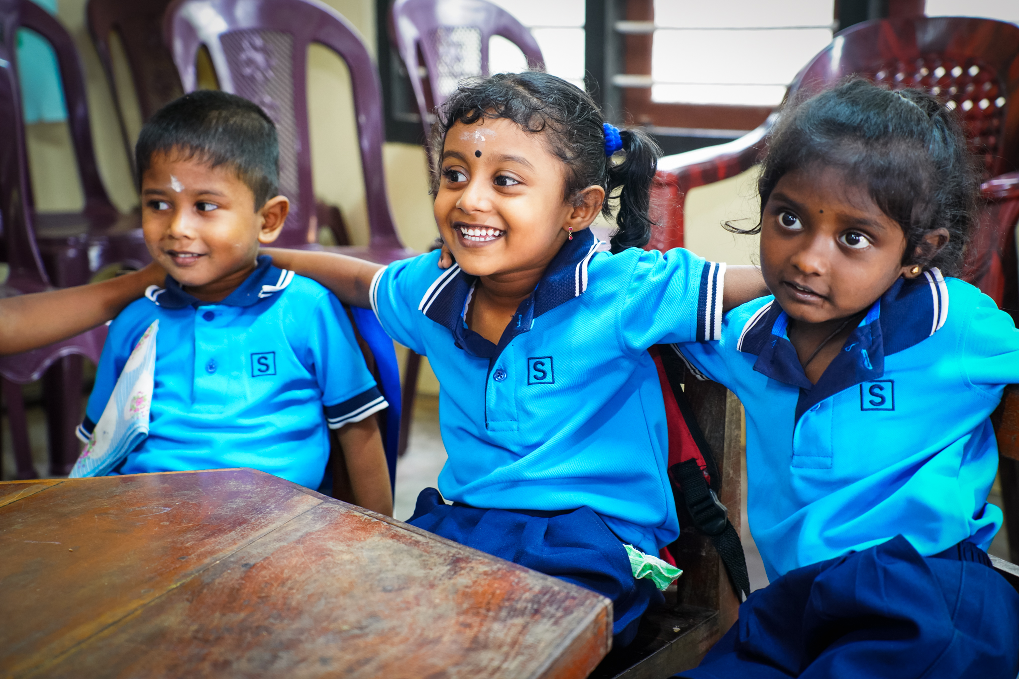 Sumi-foundation-2025-march-12-63 Preschool students laughing during free Tamil preschool programs provided by Sumi Foundation